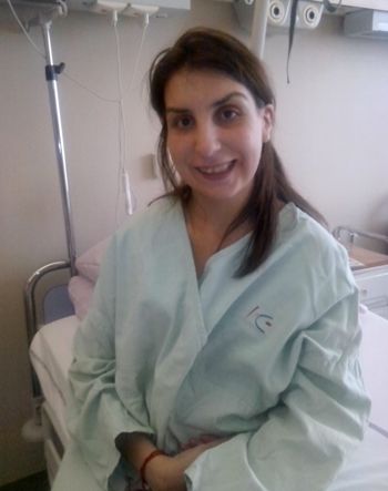 Amra Karkelja nakon operacije
