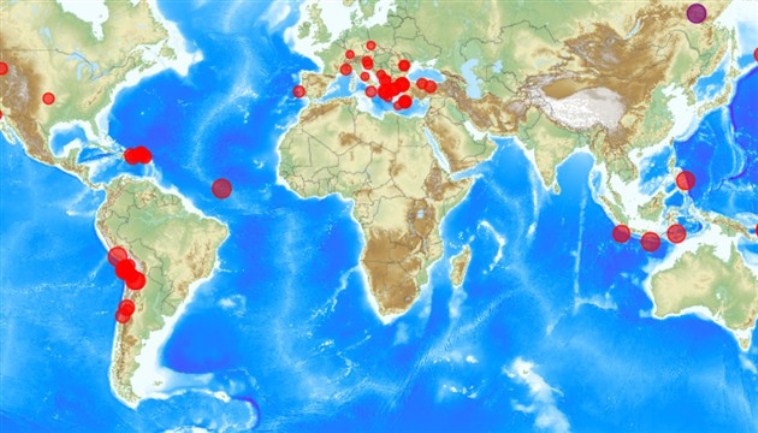 karta potresa
