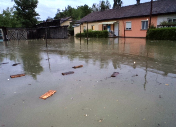 Poplava u Banjaluci, naselje Lazarevo