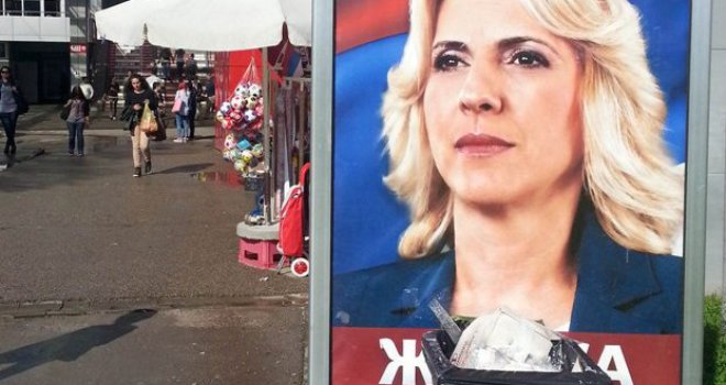 Predizborni plakat Željke Cvijanović koji je postao hit u Banjoj Luci