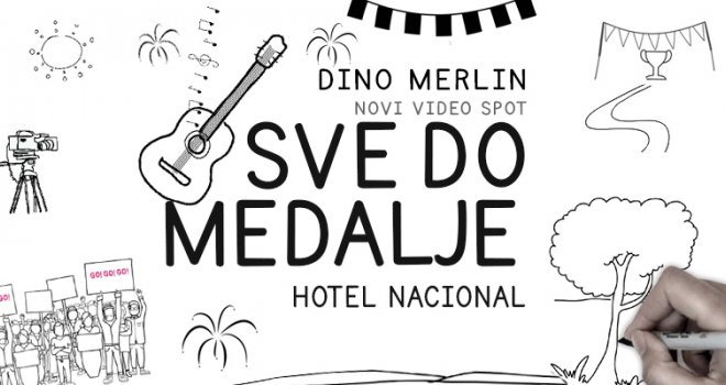 Dino Merlin objavio spot za pjesmu 'Sve do medalje' i najavio spektakl na Koševu