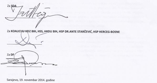 Čovićeva amnezija: Zaboravio da je potpisao sporazum o koaliranju i sa DF-om!