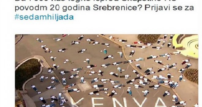 Dušan Mašić: 7.000 ljudi će leći ispred Skupštine Srbije 11. jula i odati počast stradalima u Srebrenici?
