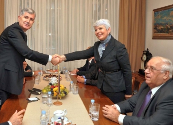 Dragan Čović i Jadranka Kosor Dragan Čović i Jadranka Kosor