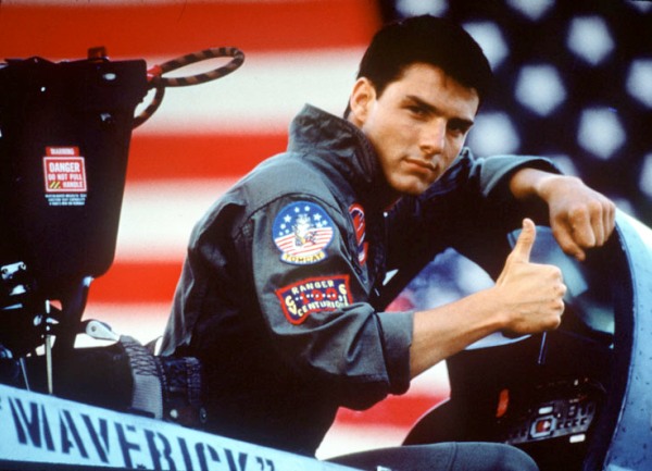Tom Cruise u filmu 'Top Gun' Tom Cruise u filmu 'Top Gun'