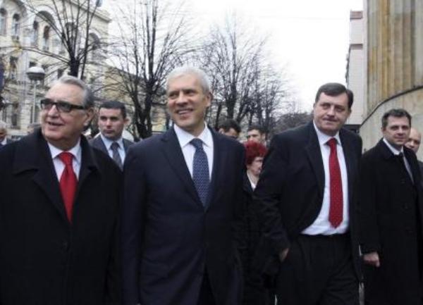 Kuzmanović, Dodik i Tadić u Banjaluci Kuzmanović, Dodik i Tadić u Banjaluci
