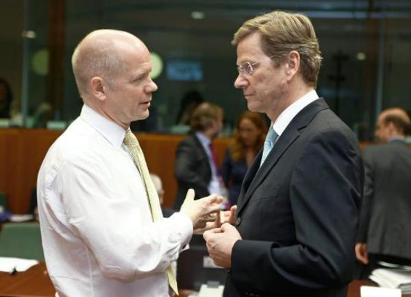 Hague i Westerwelle Hague i Westerwelle