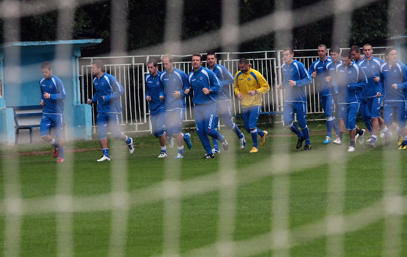 Trening reprezentacije u Hrasnici Trening reprezentacije u Hrasnici