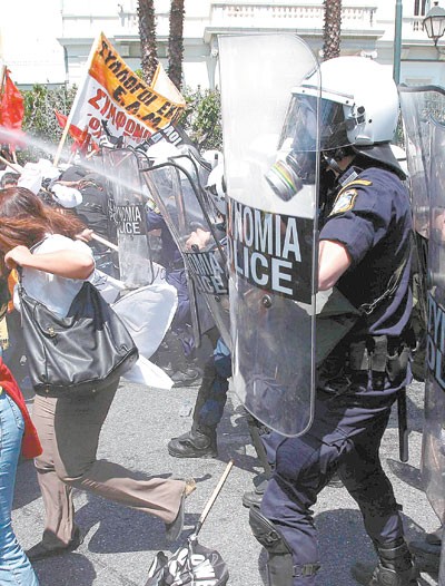 grčka - protesti