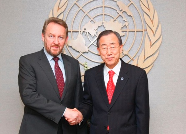 Bakir Izetbegović i Ban Ki-moon u New Yorku