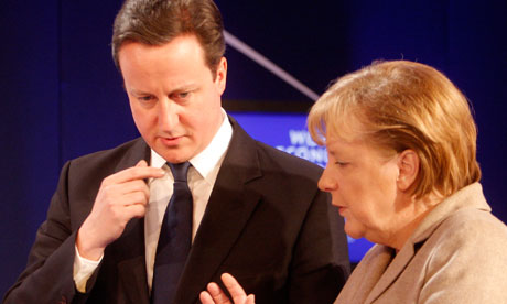 Merkel i Cameron