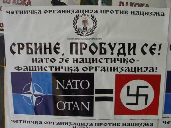 Plakati NATO-nacisti Plakati NATO-nacisti