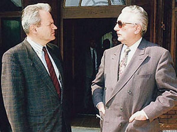 Milošević i Tuđman u Karađorđevu Milošević i Tuđman u Karađorđevu