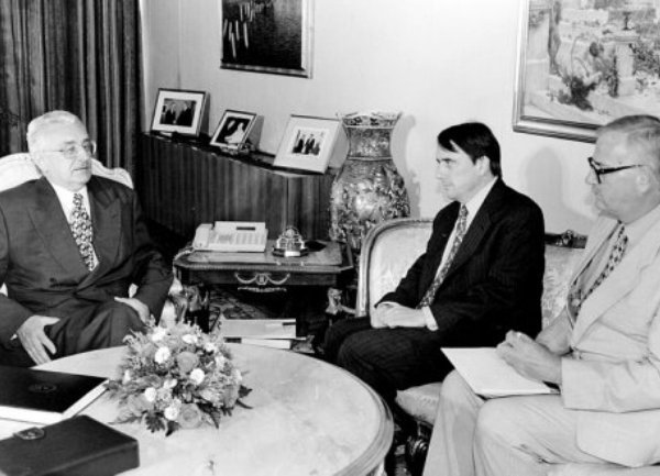 Franjo Tuđman i Piter Galbrajt Franjo Tuđman i Piter Galbrajt