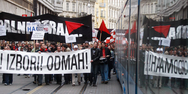Protesti u Zagrebu Protesti u Zagrebu