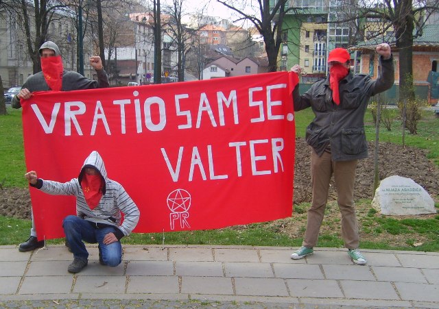 'Partija rada' je u Sarajevu izvela akciju 'Valter' 'Partija rada' je u Sarajevu izvela akciju 'Valter'