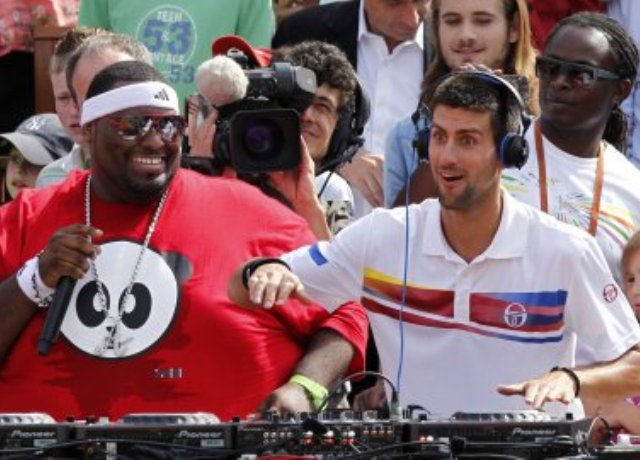 Nole i Sinklar, Foto: Blic sport Nole i Sinklar, Foto: Blic sport
