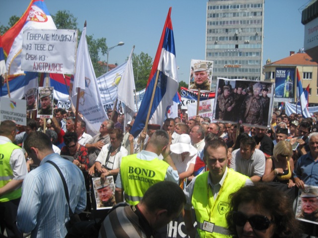 Miting podrške Mladiću u Banjaluci Miting podrške Mladiću u Banjaluci