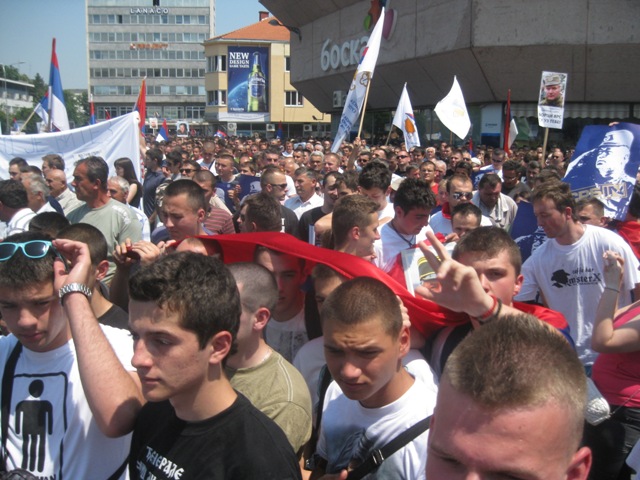 Miting podr&scaron;ke Mladiću u Banjaluci