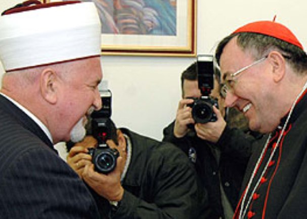 Kardinal Vinko Puljić i reis Mustafa Cerić