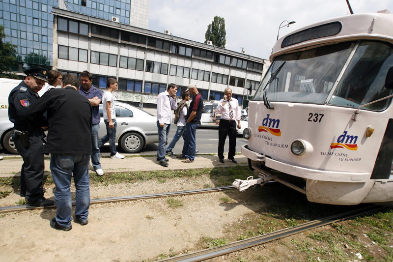 Tramvaj udario pješakinju Tramvaj udario pješakinju