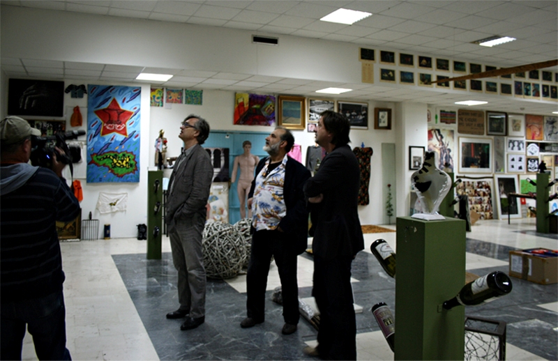 Wim Wenders u posjeti galeriji CeKa Charlama Wim Wenders u posjeti galeriji CeKa Charlama