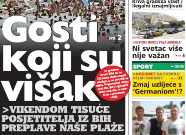 Naslovnica lista 'Makarsko primorje' Naslovnica lista 'Makarsko primorje'