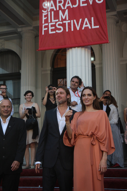 Brad i Angelina na crvenom tepihu SFF-a Brad i Angelina na crvenom tepihu SFF-a