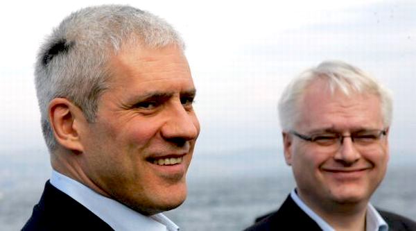 Boris Tadić (lijevo) i Ivo Josipović; foto: Cropix