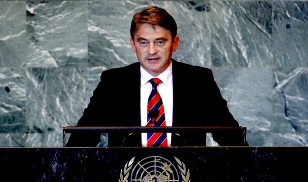 Željko Kom&scaron;ić na Generalnoj skup&scaron;tini UN-a; foto: Reuters