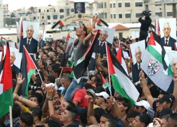 Palestina - doček Abasa