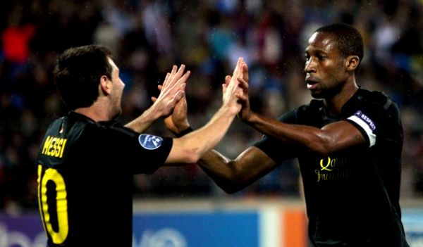 Leo Messi i Seydou Keita; foto: Reuters Leo Messi i Seydou Keita; foto: Reuters