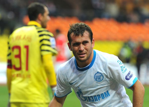 Aleksandr Kerzhakov i golman Spartaka Andrey Dikan; foto: Sport-express.ru Aleksandr Kerzhakov i golman Spartaka Andrey Dikan; foto: Sport-express.ru