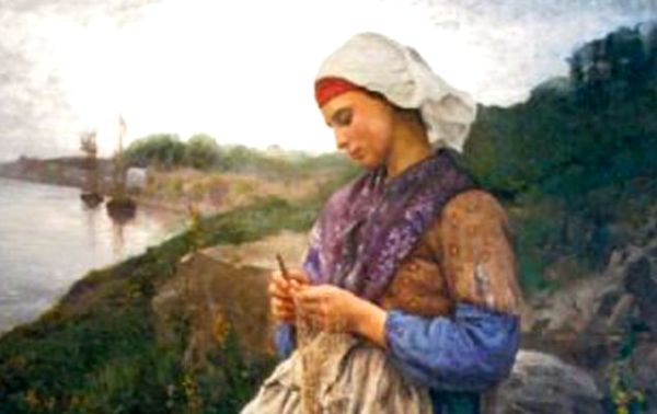 Jules Breton: Une Fille de Pecheur Jules Breton: Une Fille de Pecheur