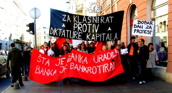Okupiraj Sarajevo: Ulični protest; foto: Depo.ba Okupiraj Sarajevo: Ulični protest; foto: Depo.ba