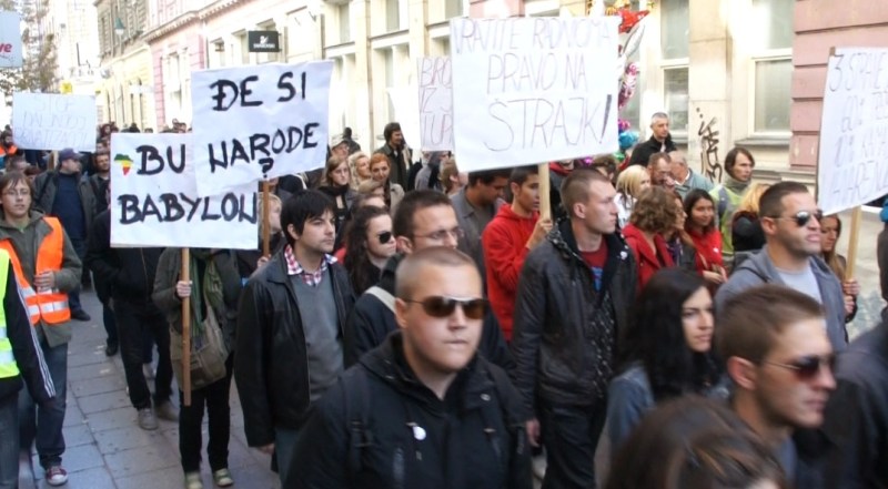 Antikapitalistički protesti u Sarajevu Antikapitalistički protesti u Sarajevu
