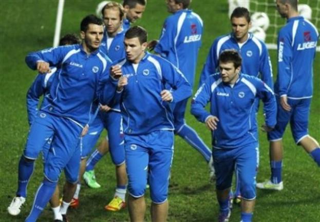 Posljednji trening reprezenzacije BiH uoči odlučujuće utakmice za EP 2012
