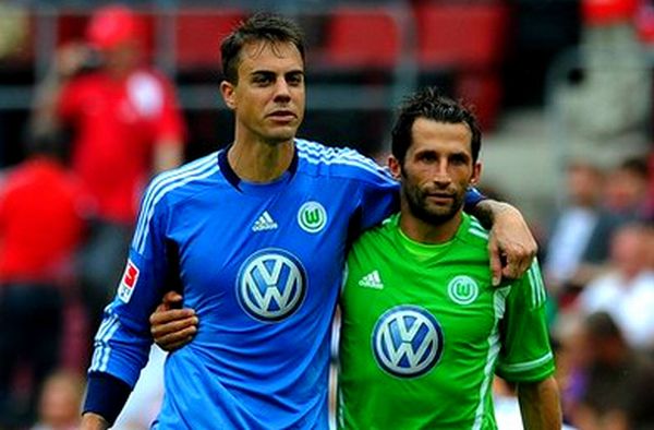 Hasan Salihamidžić i Diego Benaglio; foto: Getty Images Hasan Salihamidžić i Diego Benaglio; foto: Getty Images