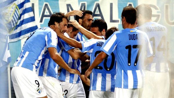 Slavlje igrača Malage; foto: Malagacf.com Slavlje igrača Malage; foto: Malagacf.com