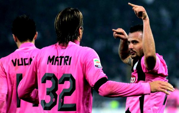 Simone Pepe, Alessandro Matri i Mirko Vučinić; foto: Reuters Simone Pepe, Alessandro Matri i Mirko Vučinić; foto: Reuters
