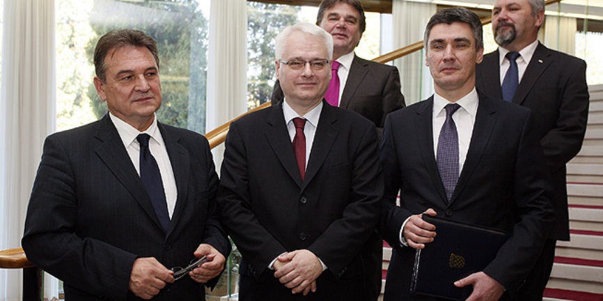 Ivo Josipović, Radimir Čačić i Zoran Milanović