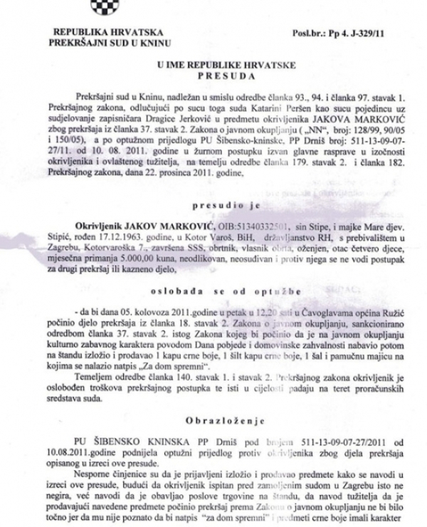 Presuda-Knin Presuda-Knin