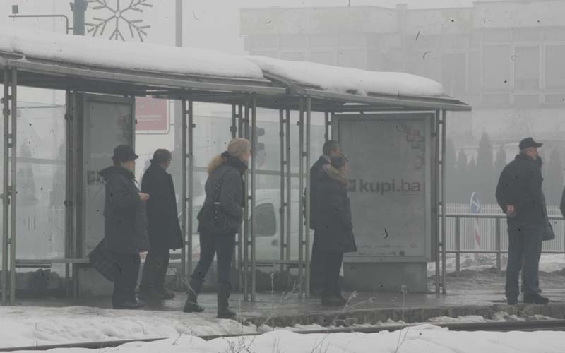 Sarajevo u magli i smogu Sarajevo u magli i smogu