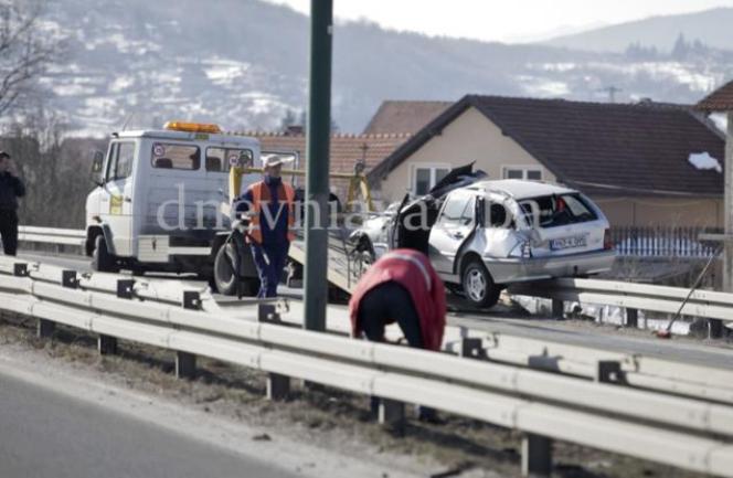 Udes na brzoj cesti Ilidža-Blažuj/ Foto: Dnevni avaz
