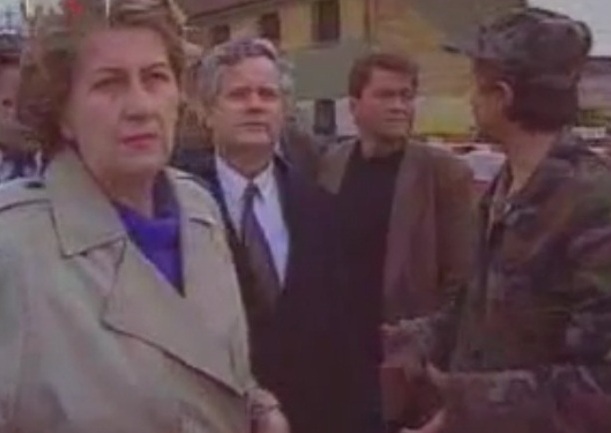 Fikret Abdić i Biljana Plav&scaron;ić