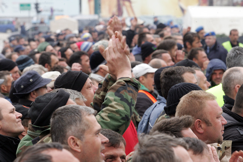 Protesti bivših pripadnika OSBiH u Sarajevu/ Foto: DEPO PORTAL Protesti bivših pripadnika OSBiH u Sarajevu/ Foto: DEPO PORTAL