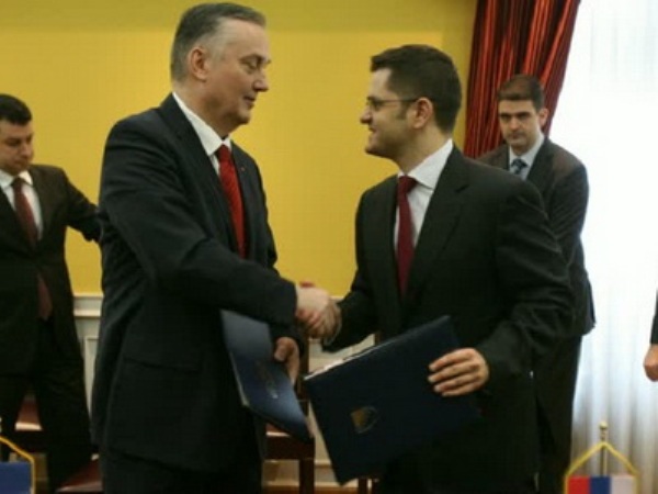 Zlatko Lagumdžija i Vuk Jeremić Zlatko Lagumdžija i Vuk Jeremić