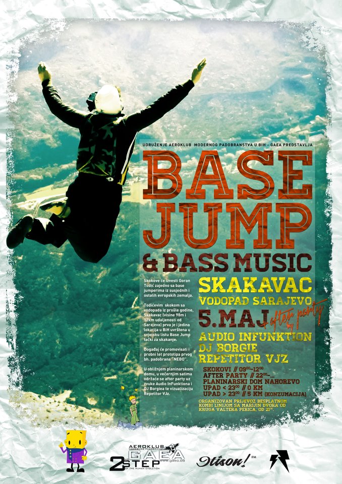 Base jump Skakavac