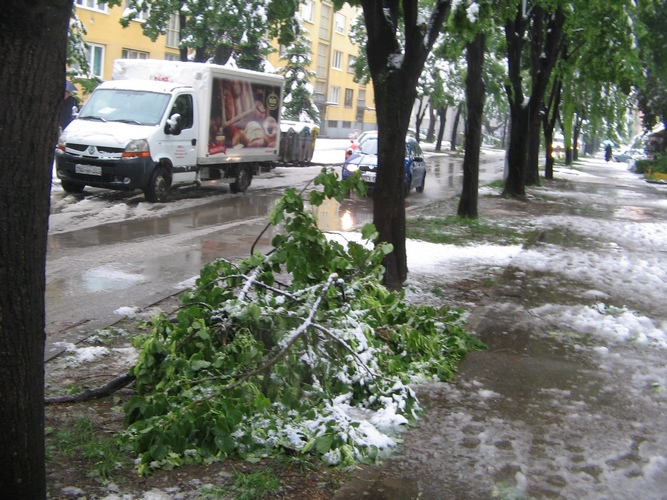 Sarajevo prekrio snijeg, 14. maj/ Foto: DEPO PORTAL