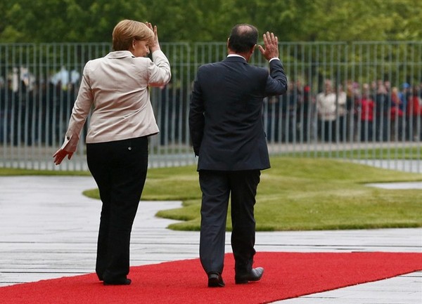 hollande i merkel